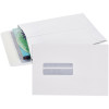 Cumberland Window Face Envelope 162x245mm Strip Seal Expandable White Pack Of 25