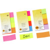 Marbig Page Markers 20 x 50mm Rainbow Assorted 40 Sheet Pads Pack Of 4