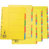 Marbig Manilla Indices & Dividers A4 1-20 Tab Bright Colours