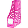 Italplast Magazine Holder Translucent Tinted Pink