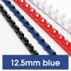 Rexel Plastic Binding Comb 12.5mm 21 Loop 90 Sheets Capacity Blue Pack Of 100