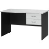 Logan Student Desk With  Drawers 1200W x 600D x 730mmH White And Ironstone