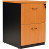 Logan Filing Cabinet 2 Drawer 476W x 550D x 715mmH Beech And Ironstone
