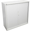 Rapidline Go Tambour Door Cupboard No Shelves Included 900W x 473D x 1200mmH White