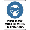 Zions Mandatory Sign Dust Mask 450x600mm Polypropylene