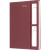 Collins Belmont Desk Diary A5 2 Days To Page WindowFaced Burgundy