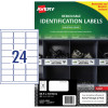 Avery Identification Removable Heavy Duty Laser White L4773 63.5x33.9mm 24UP 480 Labels