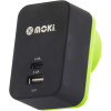 Moki Type-C + USB 3.0 Rapid Charge Wall Charger Black