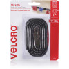 Velcro Brand Stick On Hook & Loop 25mm x 1m Tape Black