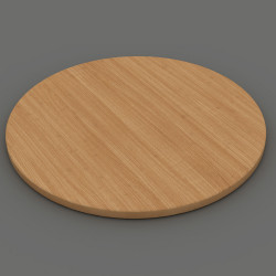 OM Round Meeting Table Top Only 600 Diameter x 25mmH Beech