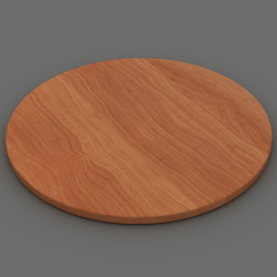 OM Round Meeting Table Top Only 900 Diameter x 25mmH Cherry