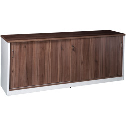 OM Premier Credenza Sliding Doors 1800W x 450D x 720mmH  Casnan And White
