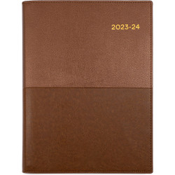 Collins Vanessa Financial Year Diary A4 Day to Page Brown