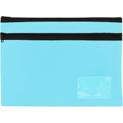 Celco Pencil Case 2 Zips Large 350x260mm Marine Blue