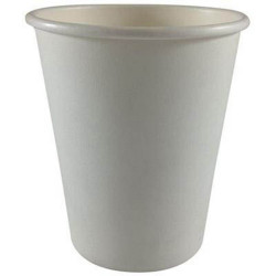 Writer Disposable Single Wall Paper Cups 355ml 12oz Box of 1000 White