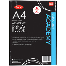 Jasart Academy Display Book A4 40 Pockets