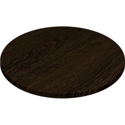 SM France Round Table Top Indoor Outdoor Use 800mm Diameter Wenge