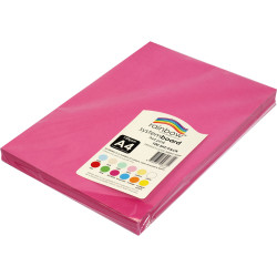 Rainbow System Board A4 150 gsm Hot Pink 100 Sheets