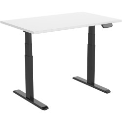 Ergovida Electric  Sit-Stand Desk 1500W x 750D x 620-1280mmH White/Black