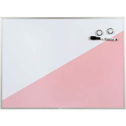 Quartet Geo Whiteboard  430X580mm Pink