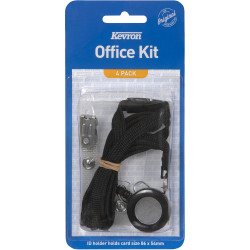 Kevron Office Kit Black  4 Pieces