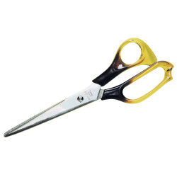 Marbig Dura-Sharp Scissors Large 210mm (8.25Inch) Amber Handle