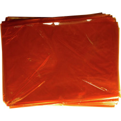 Rainbow Cellophane 750mmx1m Orange Pack of 25