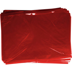 Rainbow Cellophane 750mmx1m Red Pack of 25