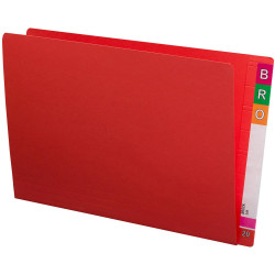 Avery Lateral Shelf Files Foolscap Extra Heavy Weight Box of 100 Red