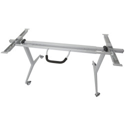 Rapidline Expandable Flip Top Table Frame Only Suits Tops 1500W-1800mmW Precious Silver