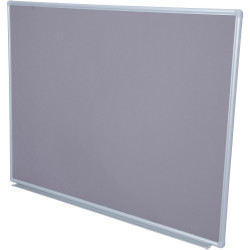 Rapidline Pinboard  900W x 15D x 600mmH Grey Felt Aluminium Frame