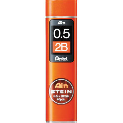 Pentel Ain Stein Leads Refill C275 0.5mm 2B Tube Of 40