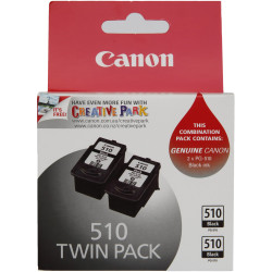 Canon PG510 Ink Cartridge Twin Pack Black