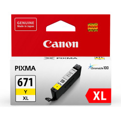 Canon CLI671XL Ink Cartridge High Yield Yellow