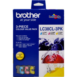 Brother LC-38CL Ink Cartridge Colour Value Pack Assorted Colours