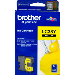 Brother LC-38Y Ink Cartridge Yellow