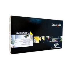 Lexmark Toner Cartridge C734A1Y Yellow
