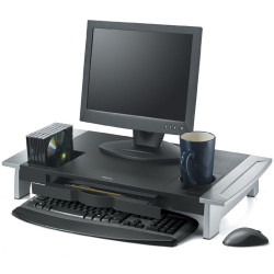 Fellowes Office Suites  Premium Monitor Riser Black/Silver