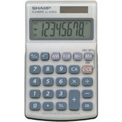Sharp EL-240SAB Handheld Calculator 8 Digit