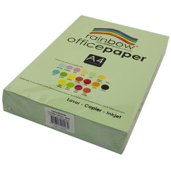 Rainbow Office Copy Paper A4 80gsm Mint Ream of 500