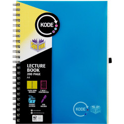 SPIRAX KODE PP NOTEBOOKS A4 Lecture P958 200 Page Blue