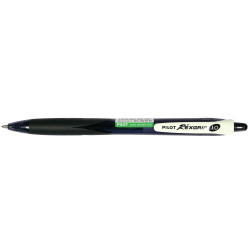 Pilot Rexgrip BeGreen Ballpoint Pen Retractable Medium 1mm Black