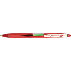 Pilot Rexgrip BeGreen Ballpoint Pen Retractable Medium 1mm Red