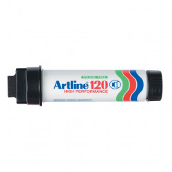 Artline 120 Permanent Marker Broad Wedge 20mm Black