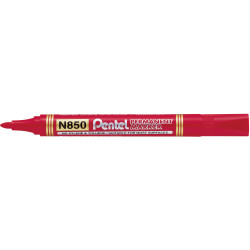 Pentel N850 Permanent Marker Bullet 1.5mm Red
