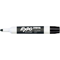 Expo Dry Erase Whiteboard Marker Bullet 2mm Black