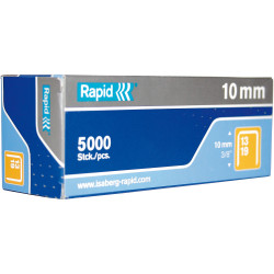 Rapid 13/10 High Performance Staples Fine Wire Galvanised Box Of 5000