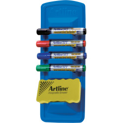 Artline 577 Whiteboard Marker Caddy Starter Kit Pack Of 4