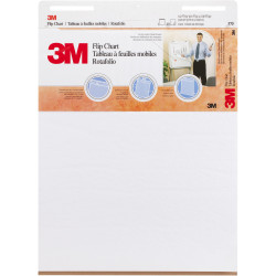 3M 570 Flipchart Pad 635x762mm White 40 Sheets