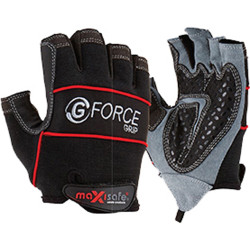 Maxisafe Mechanics Gloves G-Force Grip Fingerless 2XL